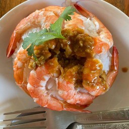 ข้าวกุ้งแกะ