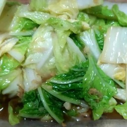 (เป็นกับ) ผัดผักกาดขาว