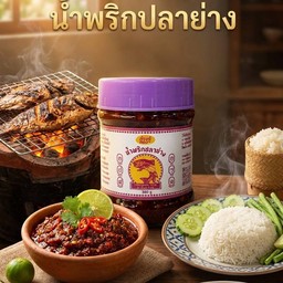 น้ำพริกปลาย่าง (กระปุกใหญ่)