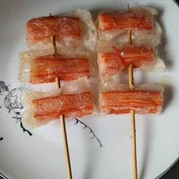 ปูอัดห่อแผ่นแป้งเวียดนามทอดหม่าล่า