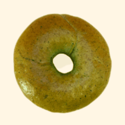 Spinach Bagel - เบเกิล ผักโขม