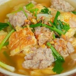 แกงจืด ไข่น้ำหมูสับ