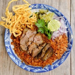 ข้าวซอยเนื้อตุ๋นคั่วแห้ง
