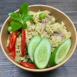 ข้าวผัดแกงเขียวหวาน