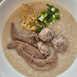 โจ๊กหมู+ตับ