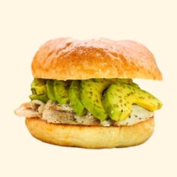 Smoked Chicken Avocado Bagel - ไก่รมควันและอะโวคาโด เบเกิล