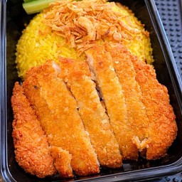 ข้าวหมก อกไก่ทอด