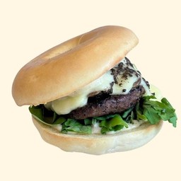 Beef Stack Truffle Bagel - บีฟสแต็ค ทรัฟเฟิล เบเกิล