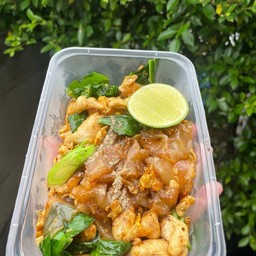 ผัดซีอิ๊วหมูกรอบ
