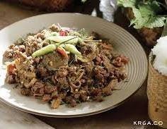 ลาบเนื้อ (เป็นกับ)