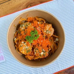 กระเพราพริกแห้ง สปาเก็ตตี้ Home kitchen