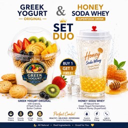 Honey Greek Soda Duo Set