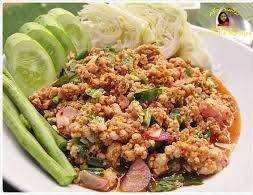 ลาบหมู (เป็นกับ)