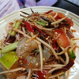 ตำกุ้งสด