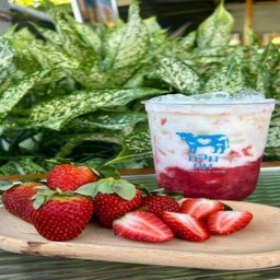 สตอเบอรี่นมสดแท้100%
