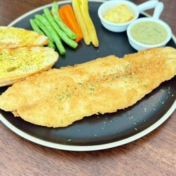 สเต็กปลาทอด (Fried Fish Steak)