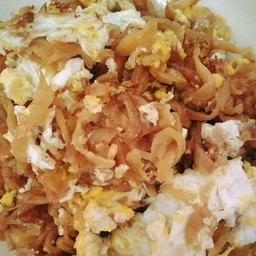 ข้าวไข่เจียวไช้โป้สับ