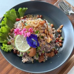 ยำวุ้นเส้นโบราณ หมูสับ