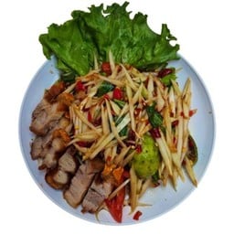 ตำหมูกรอบ