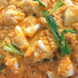 เนื้อปูผัดผงกะหรี่