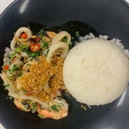 ข้าวทะเลคั่วพริกเกลือ