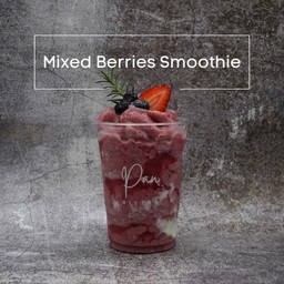 Mixed Berry Yogurt Smoothie - มิกซ์เบอร์รี่ โยเกิร์ต สมูธตี้