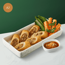 A2 เปาะเปี๊ยะหมูทรงเครื่องต้นตำรับ