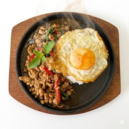ผัดกะเพราหมูสับ