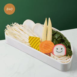 B40 จานผักรวม