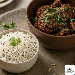 ไก่ทาวา (300 มล.) + ข้าวจีระ (300 กรัม)