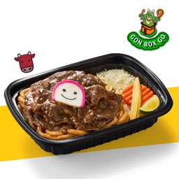 G9 GON BOX อูด้งเนื้อสไลซ์ซอส BBQ ต้นตำรับ