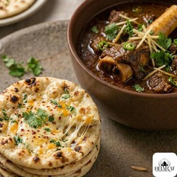 เนื้อแกะ Nalli Nihari (300 มล.) + นานชีส 1 ชิ้น
