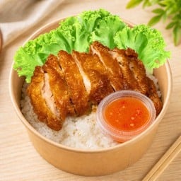 ข้าวไก่ทอดซอสเด็ด ( ในตำนาน )
