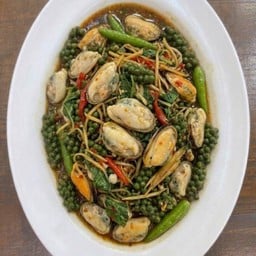กับข้าวผัดฉ่าหอย (จานใหญ่)
