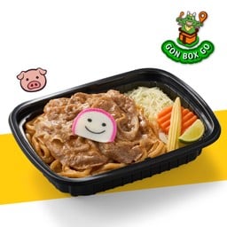 G7 GON BOX อูด้งหมูสไลซ์ซอส BBQ ต้นตำรับ