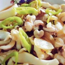 147พริกหยวก หมึก/กุ้ง