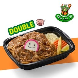 G16 GON BOX อูด้งดับเบิ้ลหมูสไลซ์ซอส BBQ ต้นตำรับ