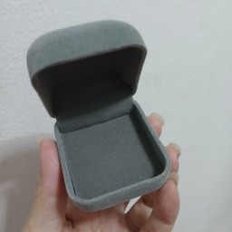 กล่องเครื่องประดับ กล่องจิวเวลรี่ สีเทา (สต้อก3)