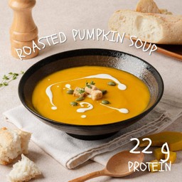 Roasted Pumpkin Soup High Protein (22g Protein)