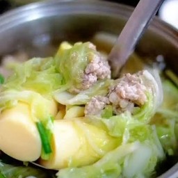 ต้มจืดเต้าหู้หมูสับ