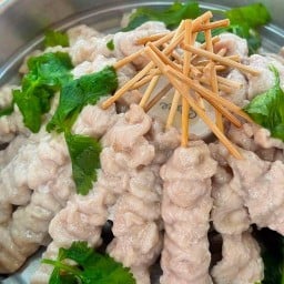 หมูมะนาว เสียบไม้