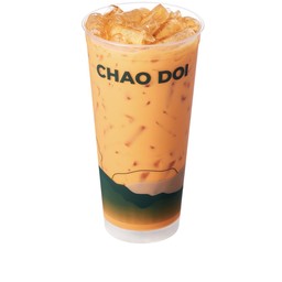 ชานมเย็นสีส้ม