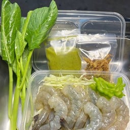 มายด์กุ้งแซ่บ (กุ้งแช่น้ำปลา) ตลาดหน้าโรบินสันศรีราชา