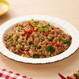 Stir-fried Basil ผัดกะเพรา (กับข้าว)