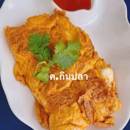 ไข่เจียวปูราดข้าว