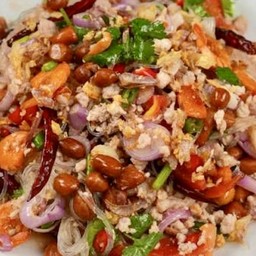 ตำวุ้นเส้นไก่สับโบราณ