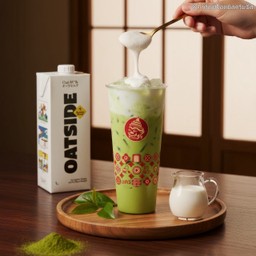 กรีนทีโอ๊ตมิ้ล ครีมชีส ( พรีเมี่ยม )