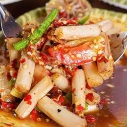 ตำหลดบัวปู/ปลาร้า