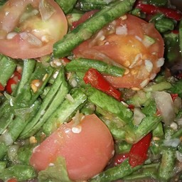 ตำถั่ว+ไข่เยี่ยวม้า