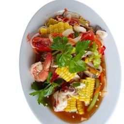 ยำข้าวโพดทะเล